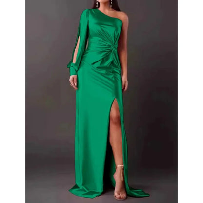 Asymmetrical Evening Dress 