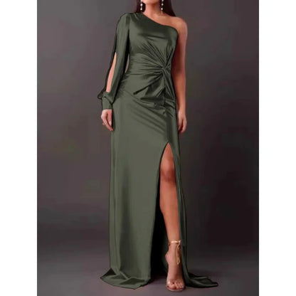 Asymmetrical Evening Dress 