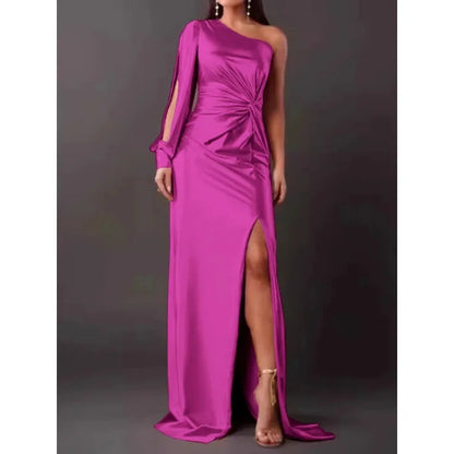 Asymmetrical Evening Dress 