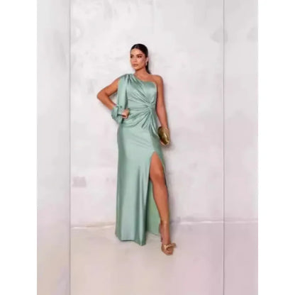 Asymmetrical Evening Dress 