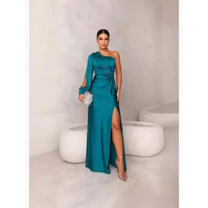 Asymmetrical Evening Dress 