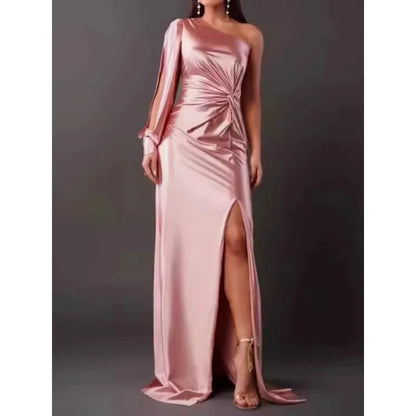 Asymmetrical Evening Dress 