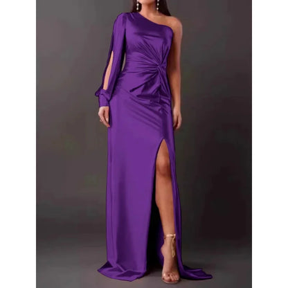 Asymmetrical Evening Dress 