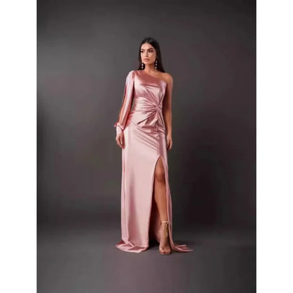 Asymmetrical Evening Dress 