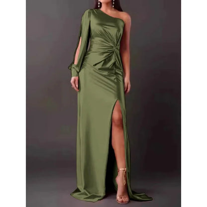 Asymmetrical Evening Dress 