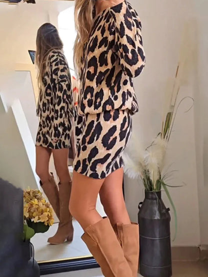 Glamur Salvaje: Vestido de Fiesta con Estilo Animal Print