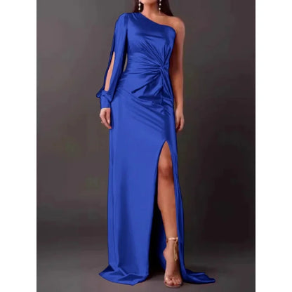 Asymmetrical Evening Dress 
