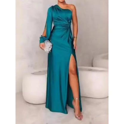 Asymmetrical Evening Dress 
