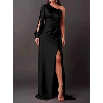 Asymmetrical Evening Dress 