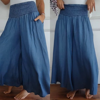Jeans de Pierna Ancha y Tiro Alto – Estilo y Comodidad en Uno